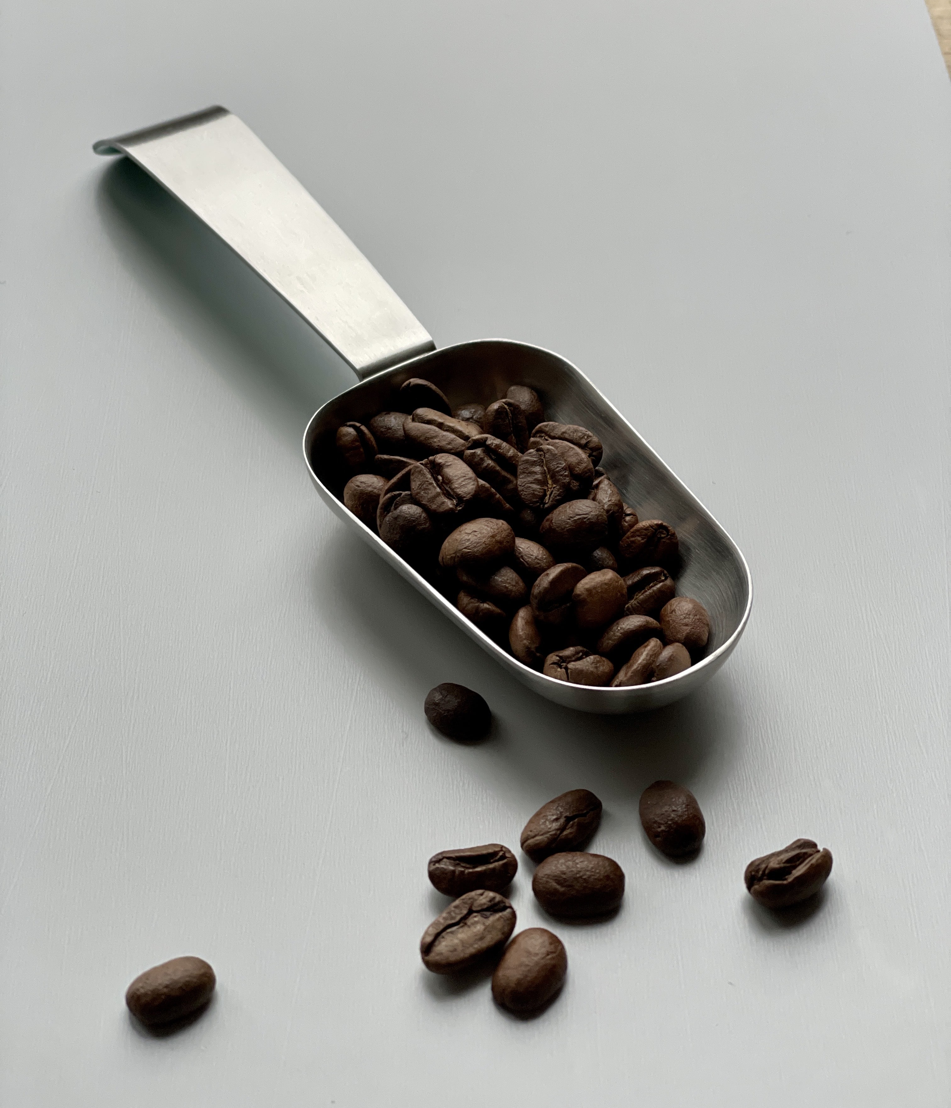 coffee cannister with beans